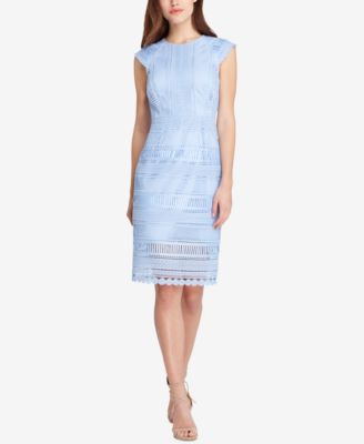 Tahari ASL - Embroidered Lace Dress