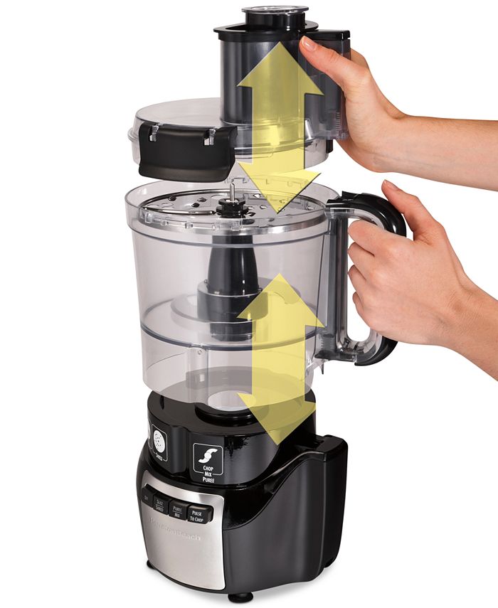 Hamilton Beach 12 Cup Stack & Snap Food Processor - Macy's