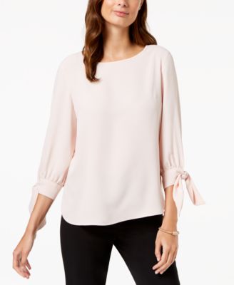 Nine West - Tie-Sleeve Top