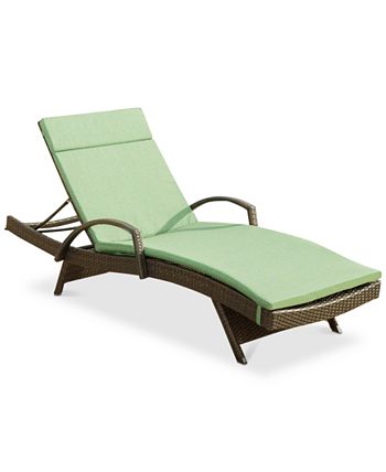 Noble House - Tempe Outdoor Chaise Lounge, Quick Ship