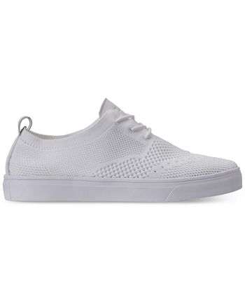 VLADO Men s Venice Wingtip Knitted Textile Casual Sneakers from