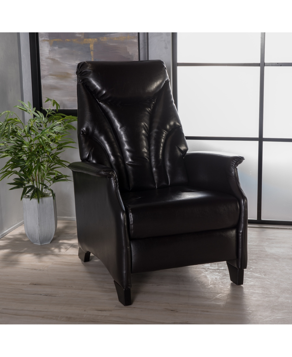 Noble House Harrison Recliner In Espresso
