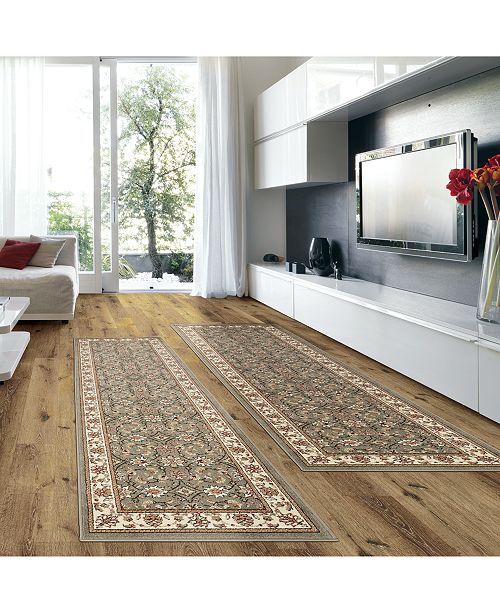 Km Home Prato Meshed Sage 2 Pc Runner Rug Set Reviews Rugs