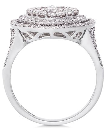 EFFY Collection - Diamond Heart Ring (1-1/8 ct. t.w.) in 14k White Gold