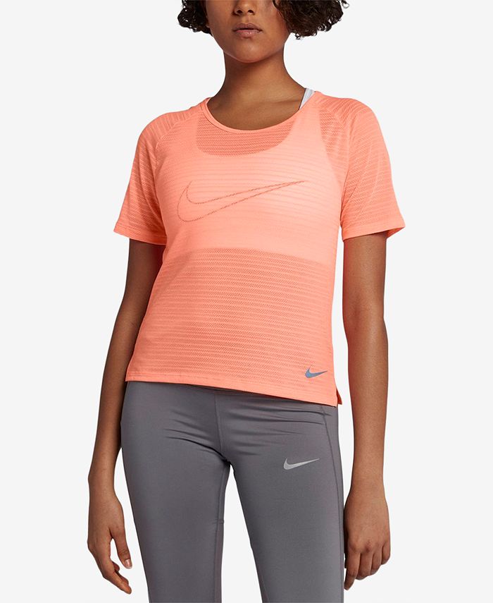 Nike Breathe Miler Running Top - Macy's