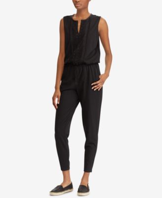 petite straight leg jumpsuit