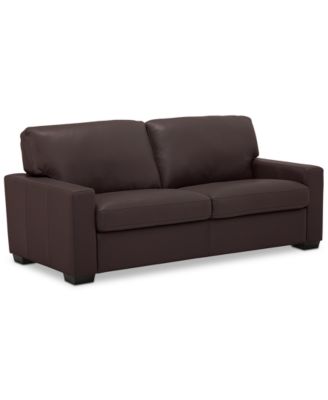 Ennia 75" Leather Apartment Sofa