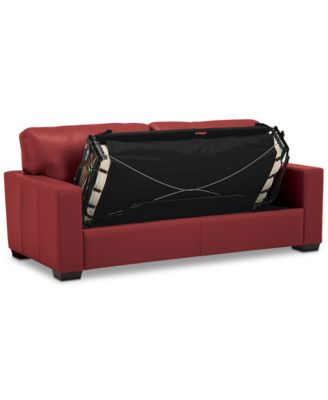 Ennia 75" Leather Full Sleeper