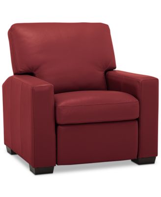 Ennia 36" Leather Pushback Recliner