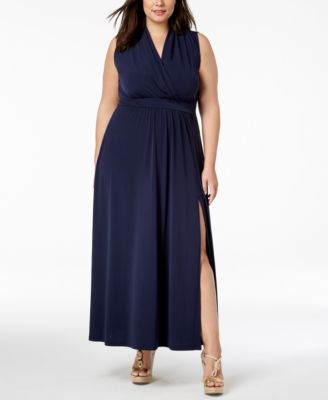 macys michael kors maxi dress