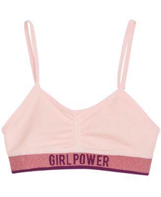 thumbnail image 2 of Maidenform Girls Seamless Ruched Crop Bra - Super Soft Comfort Bra For Teens & Tweens 2 of 14