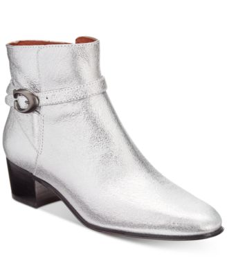 macy's silver boots