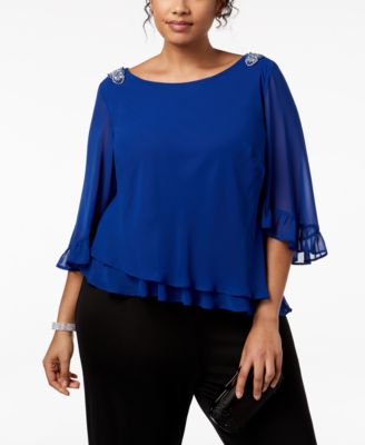 alex evening plus size blouses