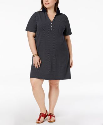 plus size tommy hilfiger polo dresses