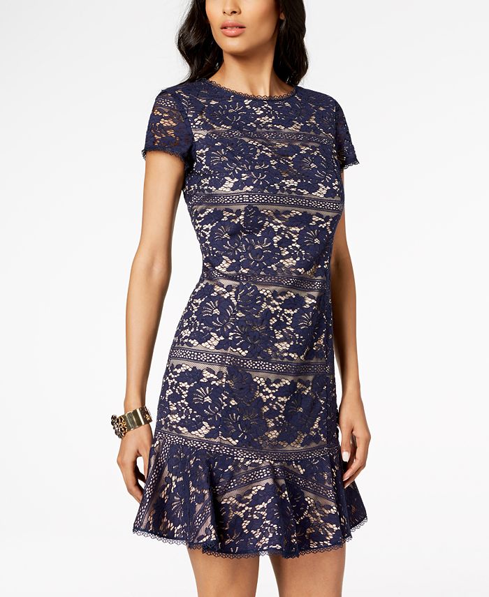 Vince Camuto Lace ALine Dress Macy's