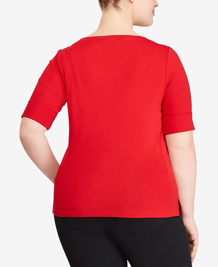 Lauren Ralph Lauren Plus Size Embroidered TShirt Macy's