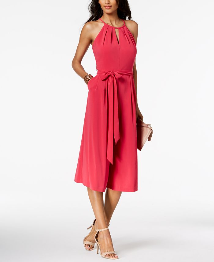 Vince Camuto Sleeveless Cropped Jumpsuit - Macy's
