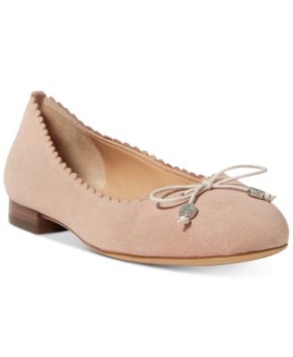 ralph lauren glennie bow flats