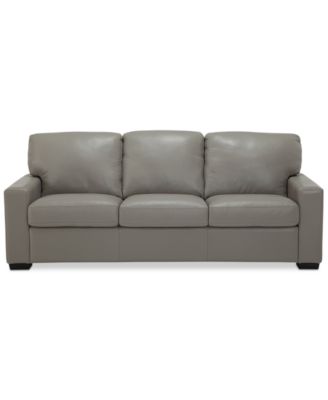 Ennia 82" Leather Sofa, Created for Macy's