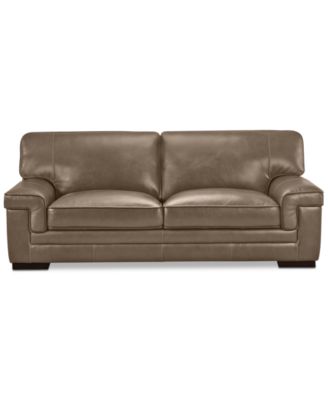 Myars 91" Leather Sofa