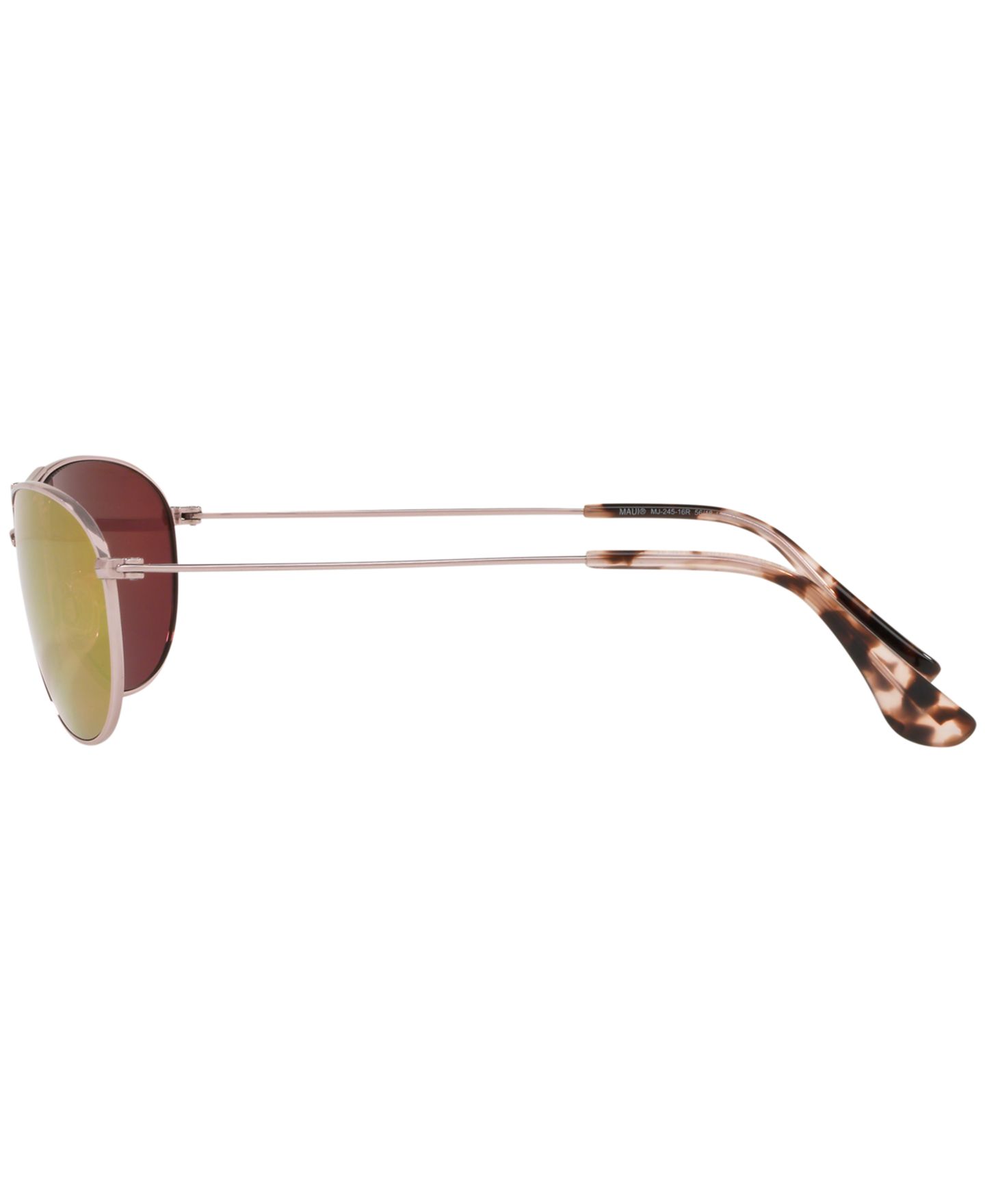 Женские солнцезащитные очки Maui Jim Sunglasses, 245 Baby Beach 56, цвет: Розовый блестящий / Розовый — фото 6
