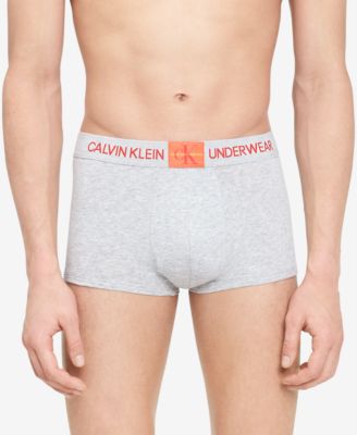 orange calvin klein men's underwear