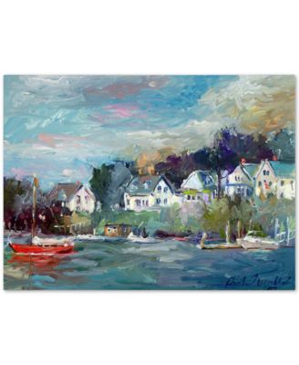 Trademark Global - Richard Wallich 'Dock' Canvas Wall Art