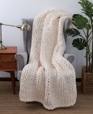 ugg chunky knit throw blanket