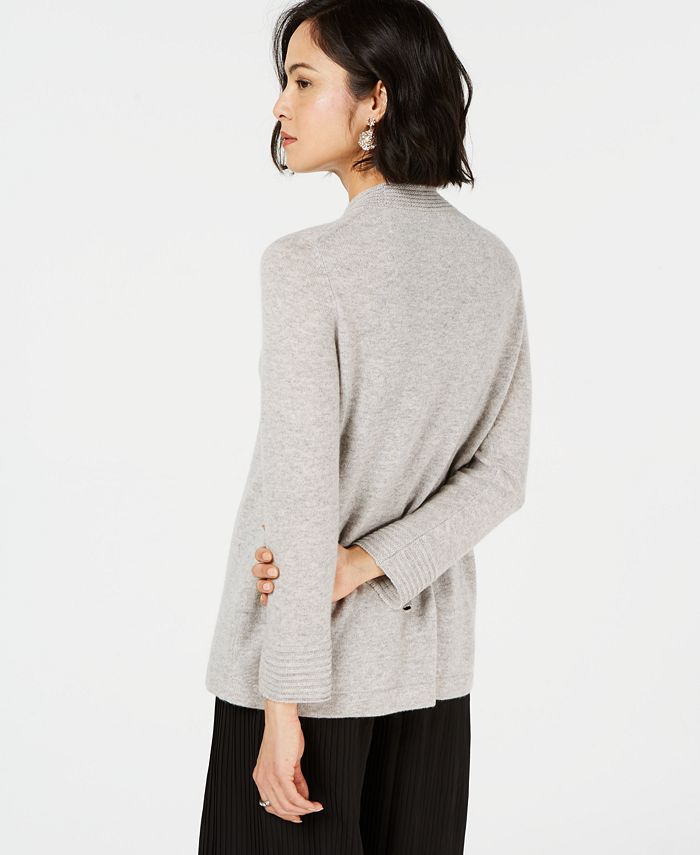 Charter Club Pure Cashmere 3/4 Sleeve Completer Sweater in Regular ...