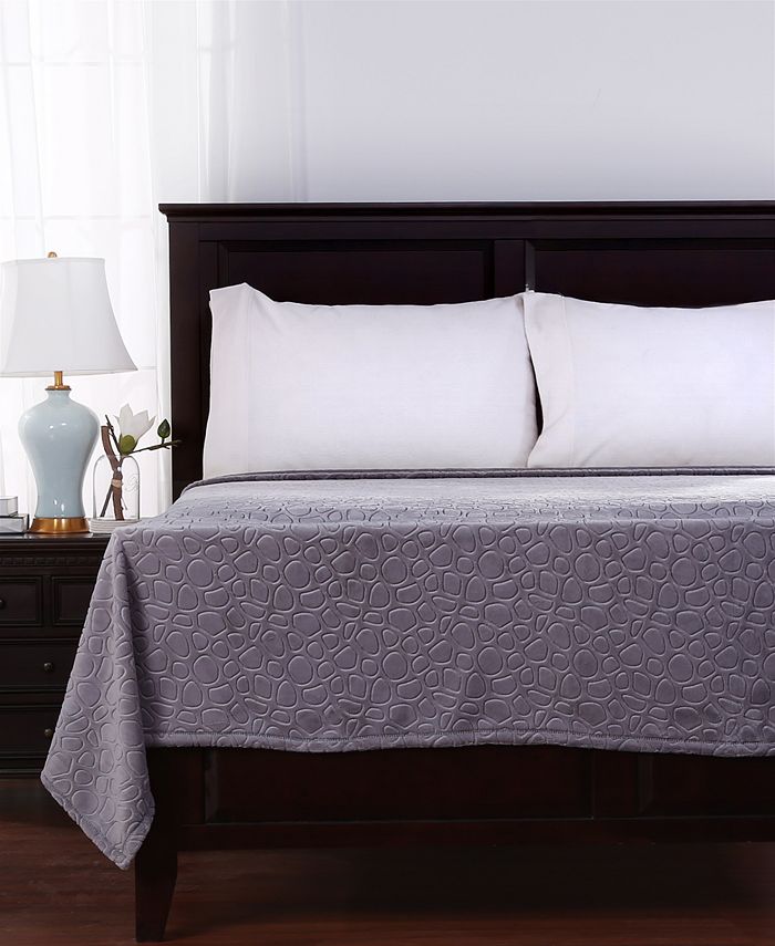 Berkshire - Blanket&reg; PrimaLush™ Pebbles Full/Queen Bed Blanket