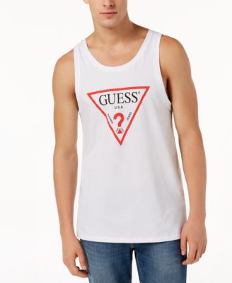 guess men's tank tops