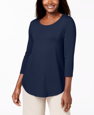 image of Jm Collection Scoop-Neck Top, Regular & Petite Sizes, Created for Macy-s