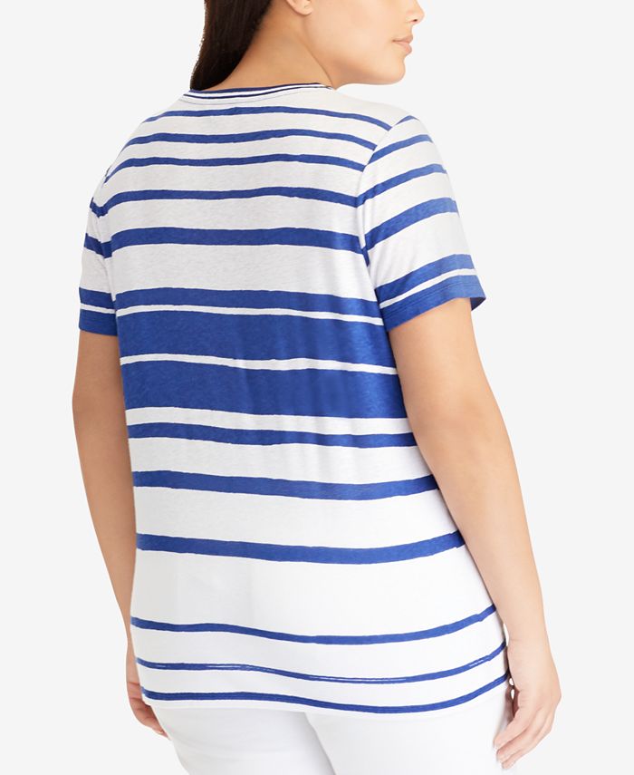 Lauren Ralph Lauren Plus Size Jersey Top & Reviews Tops Plus Sizes