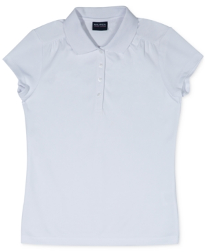 Nautica Big Girls Plus-Size Performance Polo Shirt