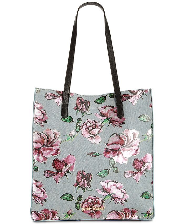 Betsey Johnson Floral Tote - Macy's