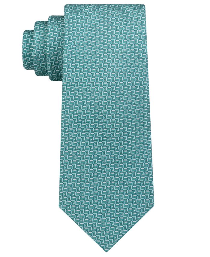 Michael Kors Men's Geometric Silk Tie - Macy's