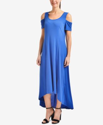 NY Collection - Cold-Shoulder High-Low Dress