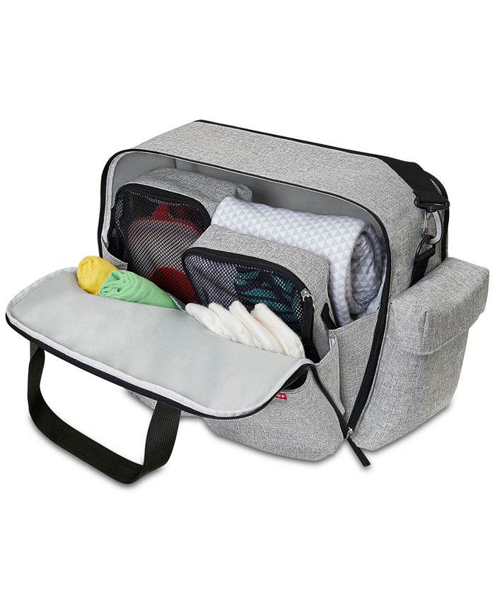 Skip Hop Duo Signature  Diaper Bags- Grey Melange