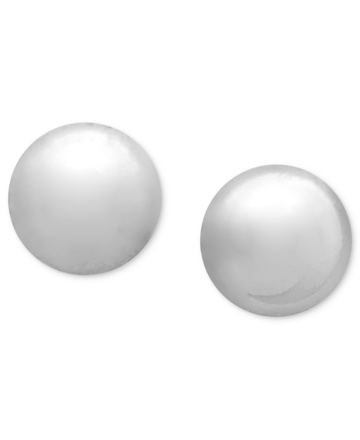 Giani Bernini Ball Stud Earrings (8mm) in 18k Gold over Sterling Silver, Created for Macy's