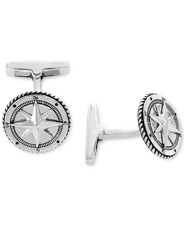 Effy Men's Sterling Silver Compass Ring