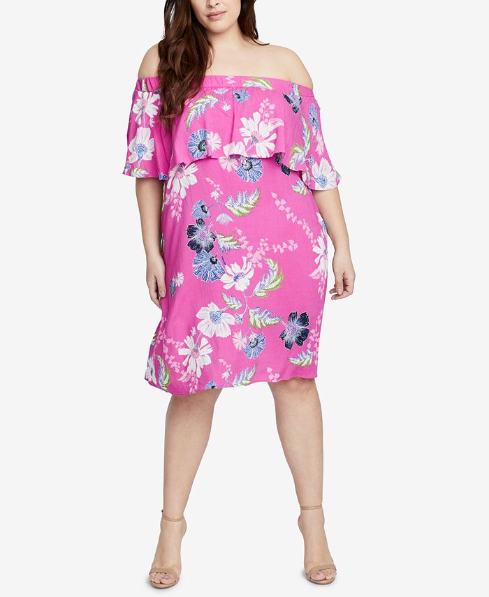 RACHEL Rachel Roy Trendy Plus Size OffTheShoulder Dress Macy's