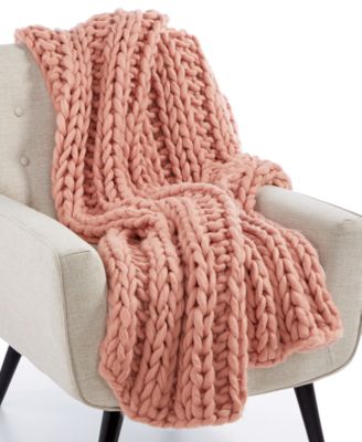 Lacourte - Luxury Heathered Chunky-Knit 50" x 60" Throw