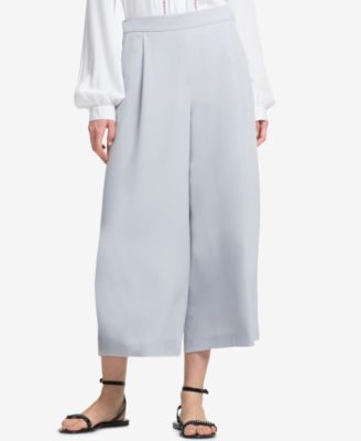 DKNY - Cropped Wide-Leg Pants