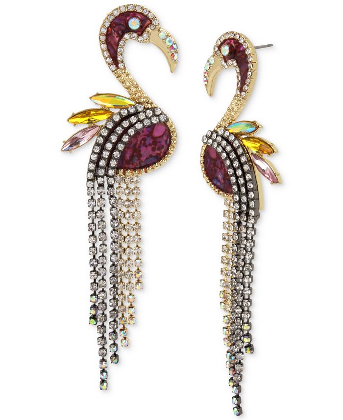 Betsey johnson flamingo earrings store
