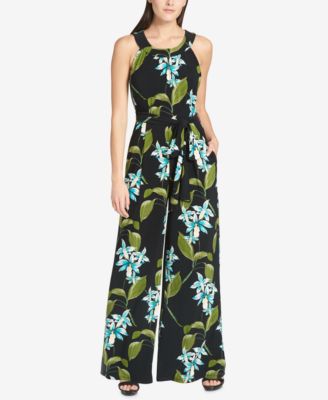 tommy hilfiger floral jumpsuit