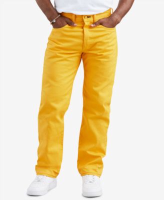 yellow levi jeans