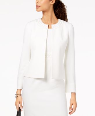 kasper white dress and jacket