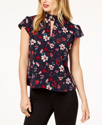 Zoe Mock Neck Popcorn Top
