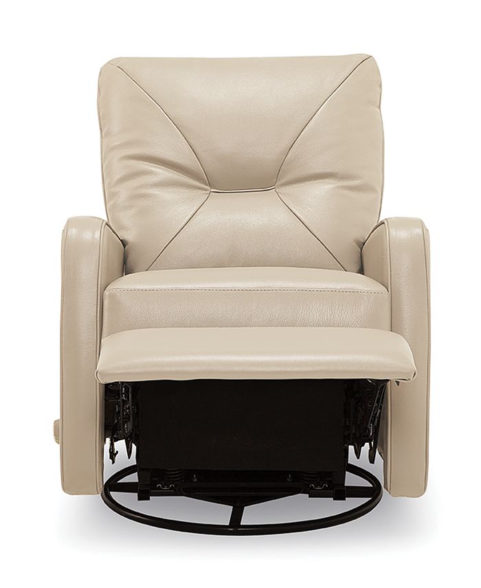 Furniture Finchley Leather Swivel Rocker Recliner & Reviews Furniture