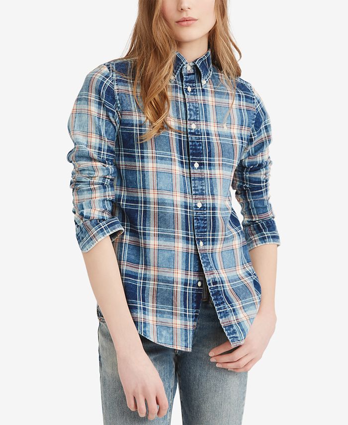 Polo Ralph Lauren Classic Fit Plaid Cotton Shirt Macy's